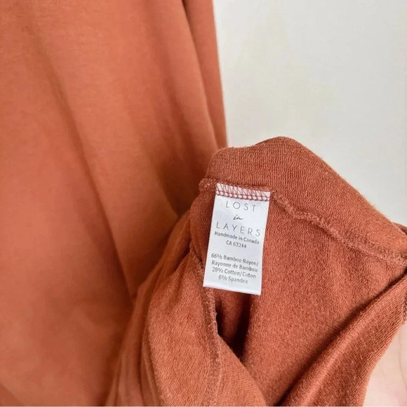 Lost in Layers Womens S/M Handmade Long Sleeve Long Sleeve Stretch Jersey Dress - Picture 10 of 14